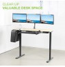 Desktop Swivel Mount for Three Monitors 13-24 Inch 30kg