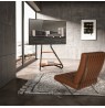 Maclean MC-455 Freestanding Corner TV Stand in Bauhaus Style, Free-standing TV Holder with Two Levels, Made of Wood, Load Capaci