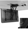 Maclean electric ceiling TV mount, TUYA support, max VESA 600x400, 90st swivel remote control, 32"-75", 35kg, MC-490