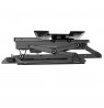 Maclean electric ceiling TV mount, TUYA support, max VESA 600x400, 90st swivel remote control, 32"-75", 35kg, MC-490