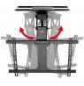 Maclean electric ceiling TV mount, TUYA support, max VESA 600x400, 90st swivel remote control, 32"-75", 35kg, MC-490