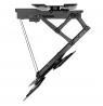 Maclean electric ceiling TV mount, TUYA support, max VESA 600x400, 90st swivel remote control, 23"-65", 30kg, MC-491
