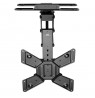 Maclean electric ceiling TV mount, TUYA support, max VESA 600x400, 90st swivel remote control, 23"-65", 30kg, MC-491