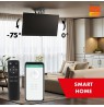 Maclean electric ceiling TV mount, TUYA support, max VESA 600x400, remote control, 23"-55", 30kg, MC-492