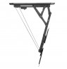 Maclean electric ceiling TV mount, TUYA support, max VESA 600x400, remote control, 23"-55", 30kg, MC-492