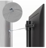 Maclean TV floor stand bracket, 32-70", max. VESA 400x400, max. 40kg, MC-494
