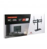 Maclean MC-386 Universal TV Stand Base for Cabinet Dresser Table Desk 32" - 75" 40kg VESA 35° Rotating Temepred Glass Adjustabl