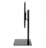 Maclean MC-386 Universal TV Stand Base for Cabinet Dresser Table Desk 32" - 75" 40kg VESA 35° Rotating Temepred Glass Adjustabl