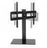 Maclean MC-386 Universal TV Stand Base for Cabinet Dresser Table Desk 32" - 75" 40kg VESA 35° Rotating Temepred Glass Adjustabl