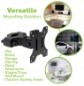 Techly ICALCD100BK monitor mount / stand Black
