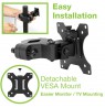 Techly ICALCD100BK monitor mount / stand Black