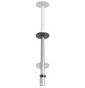 Techly ICA-TR32 TV mount/stand 177.8 cm (70") Silver