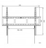 Techly Wall Mount for LED LCD TV 42-80 Ultra Slim Fixed H600mm" ICA-PLB 860