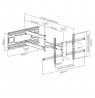 Techly ICA-PLB 490 TV mount 2.03 m (80") Black