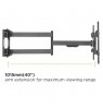 Techly ICA-PLB 490 TV mount 2.03 m (80") Black