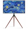 Techly ICA-TR18SAM TV mount 165.1 cm (65") Walnut