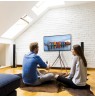 Techly ICA-TR18SAM TV mount 165.1 cm (65") Walnut