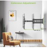 Techly 23-55 Universal LCD TV Wall Mount Bracket Black" ICA-PLB 136M