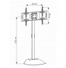 Techly ICA-TR12 TV mount 177.8 cm (70") Black