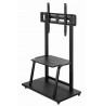 Gembird TVS-100F-01 TV floor stand with caster wheels, 37" - 100", up to 150kg