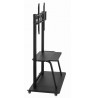 Gembird TVS-100F-01 TV floor stand with caster wheels, 37" - 100", up to 150kg