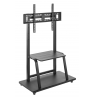 Gembird TVS-100F-01 TV floor stand with caster wheels, 37" - 100", up to 150kg