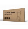 Gembird TVS-100F-01 TV floor stand with caster wheels, 37" - 100", up to 150kg