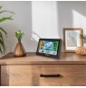 GreenBlue wireless weather station, color, with DCF system, moon phases, barometer, calendar, power adapter, GB540N