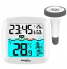 Wireless Swimming Pool Temperature Sensor Weather Station Humidity DCF RCC
