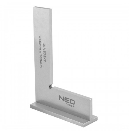 Angle bracket with base, DIN875/2, 250x160mm