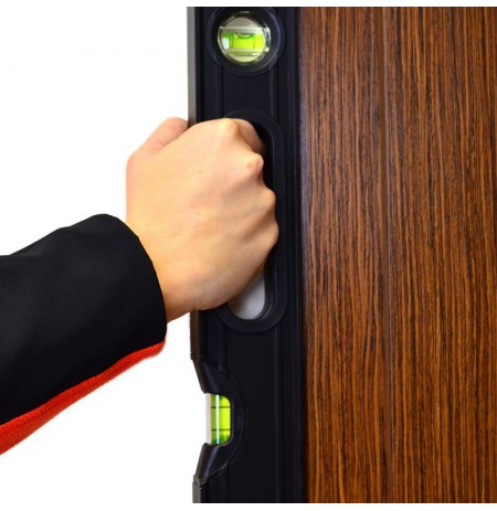 AWTOOLS SPIRIT LEVEL BLACK 120CM MAGNETIC WITH HANDLES