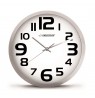 Esperanza EHC013W Wall Clock - Zurich - Black Quartz clock Oval Black, White