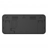 Large Digital Clock Wall Mount Free Standing with Temperature Sensor 37x17cm LCD Display Power Adapter & Battery Operated
