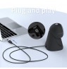 Qoltec Desktop Precision Reader 1D Barcode & QR Scanner | 2D