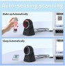 Qoltec Desktop Precision Reader 1D Barcode & QR Scanner | 2D