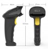 Qoltec 50856 Wireless barcode scanner 1D 2D | 2.4GHz