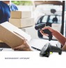 Qoltec 50876 Laser scanner 1D | USB | Black