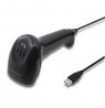 Qoltec 50866 Laser barcode reader 1D | CCD | USB | Black