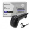 Qoltec 50868 Wireless Laser Scanner 1D | 2D | Black
