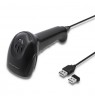 Qoltec 50868 Wireless Laser Scanner 1D | 2D | Black