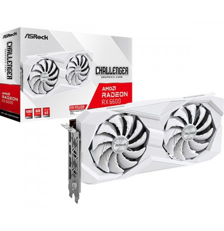 Graphics Card Asrock RX 6600 Challenger White 8G retail
