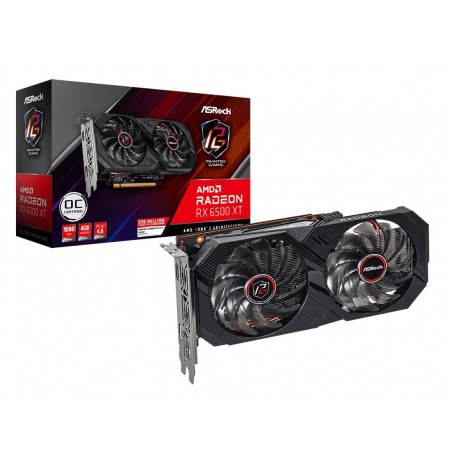 Asrock AMD Radeon RX 6500 XT Phantom Gaming D 4 GB GDDR6 Graphics Card