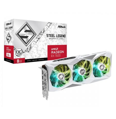 Karta graf. Asrock RX 7600 Steel Legend OC 8GB