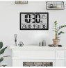 GREENBLUE LARGE LCD WALL CLOCK WEATHER STATION GB2