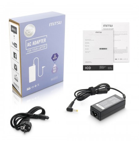 notebook charger mitsu 19v 2.37a (5.5x1.7) - acer