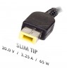 Power supply mains Akyga Square AK-ND-24 for notebooks IBM, Lenovo (20 V, 3,25 A, 65 W, Slim Tip, Square yellow )