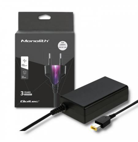 Qoltec 51556 power adapter/inverter Indoor 65 W Black