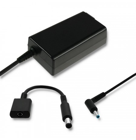 Power supply mains Qoltec 51728 for notebooks HP (19 V, 3,33 A, 65 W, 4.5 mm x 3 mm)