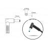 notebook charger mitsu 19.5v 2.31a (7.4x5.0 pin) - hp