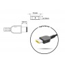 notebook charger mitsu 20v 4.5a ( 11.0x4.5 pin - Yoga) - lenovo